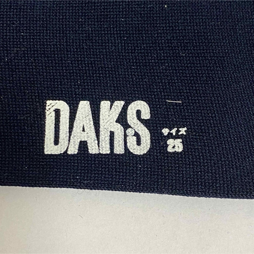 DAKS(ダックス)の新品・未使用 DAKS ダックス 紳士ソックス 25cm ブラック メンズのレッグウェア(ソックス)の商品写真