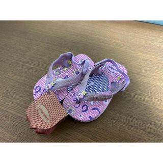 ハワイアナス(havaianas)の新品☆havaianas ハワイアナス キッズ ビーチサンダル　17-18(サンダル)