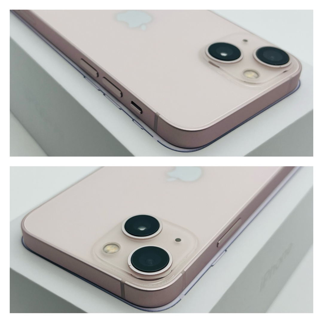 A 新品電池　iPhone 13 mini 256 GB SIMフリー　ピンク スマホ/家電/カメラのスマートフォン/携帯電話(スマートフォン本体)の商品写真