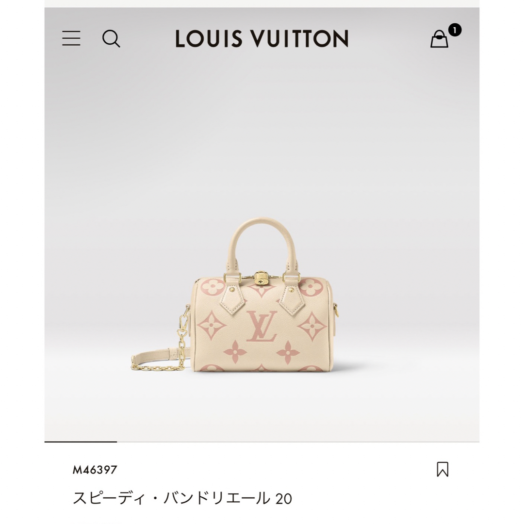 LOUIS VUITTON(ルイヴィトン)の新品　未使用　スピーディ　ルイヴィトン レディースのバッグ(ハンドバッグ)の商品写真