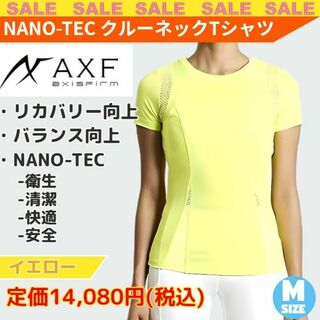 超特価！AXF Tシャツ 半袖 NANO TEC Mサイズ アクセフ Y(トレーニング用品)