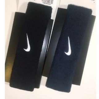 ナイキ(NIKE)のNIKE ヘアバンド ヘッドバンド  黒ネイビーセット  NIKEFC(バンダナ/スカーフ)