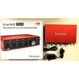 Focusrite Scarlett 18i8 オーディオインターフェース(オーディオインターフェイス)