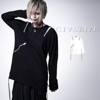 シヴァーライズ(CIVARIZE)のarchive civarize zip gimmick long sleeve(Tシャツ/カットソー(七分/長袖))