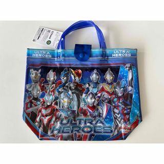 【新品】ウルトラマンヒーローズ　 プールバッグ ビーチバッグ　男の子(ショルダーバッグ)