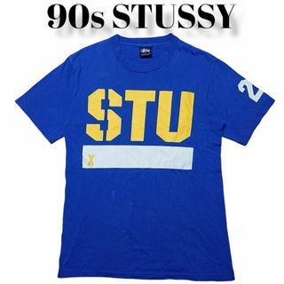 ステューシー(STUSSY)の90s USA製ステューシー両面ビッグプリントTシャツSTUSSY古着(Tシャツ/カットソー(半袖/袖なし))