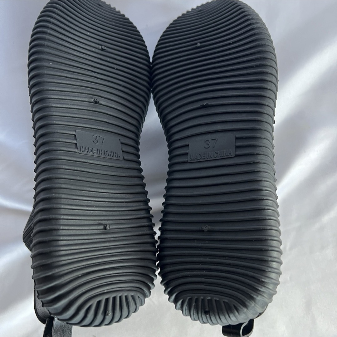 【ショート】レインブーツ 23.5cm ブラック 雨靴 防水 おしゃれ 長靴 レディースの靴/シューズ(レインブーツ/長靴)の商品写真
