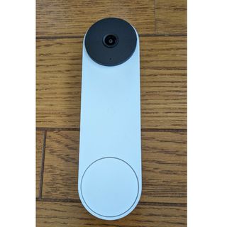 Google - Google バッテリー式ビデオドアホン Nest Doorbell Snow…