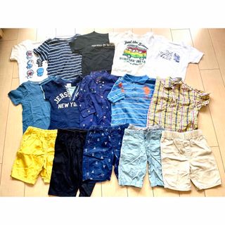 キッズ 男の子 夏服 110サイズ 子供服まとめ 15枚(Tシャツ/カットソー)