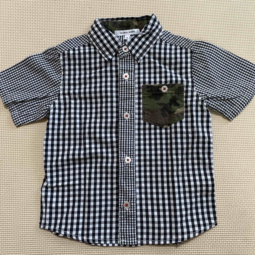 GLOBAL WORK(グローバルワーク)のグローバルワーク シャツ S キッズ/ベビー/マタニティのキッズ服男の子用(90cm~)(Tシャツ/カットソー)の商品写真