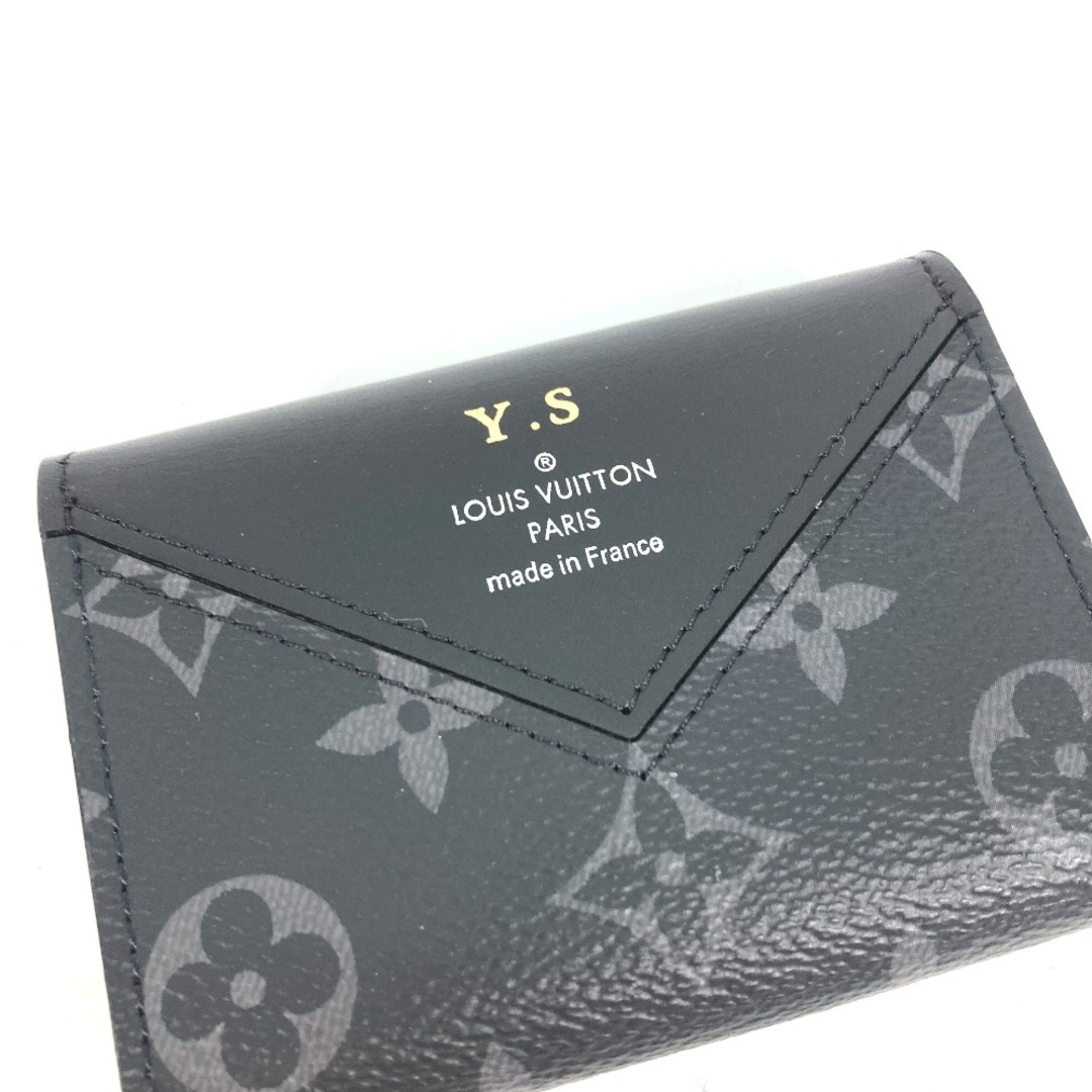 LOUIS VUITTON(ルイヴィトン)のルイヴィトン LOUIS VUITTON エテュイカルトアルセーヌ GI0198 モノグラムエクリプス トランプ＆ポーチ カード54枚 カードケース 名刺入れ トランプ モノグラムエクリプスキャンバス ブラック 美品 エンタメ/ホビーのテーブルゲーム/ホビー(トランプ/UNO)の商品写真