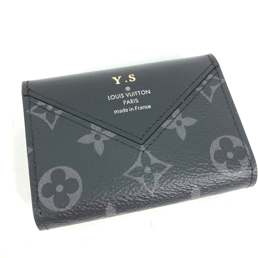 LOUIS VUITTON(ルイヴィトン)のルイヴィトン LOUIS VUITTON エテュイカルトアルセーヌ GI0198 モノグラムエクリプス トランプ＆ポーチ カード54枚 カードケース 名刺入れ トランプ モノグラムエクリプスキャンバス ブラック 美品 エンタメ/ホビーのテーブルゲーム/ホビー(トランプ/UNO)の商品写真