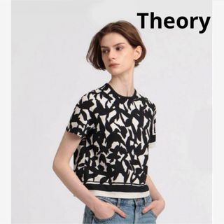 セオリー(theory)の【人気希少新品】 Theory Botanic Tee Ringer Tee P(カットソー(半袖/袖なし))