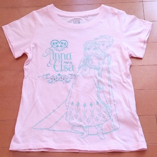 ユニクロ(UNIQLO)のユニクロ ディズニー プリンセス アナと雪の女王 半袖Tシャツ(Tシャツ/カットソー)