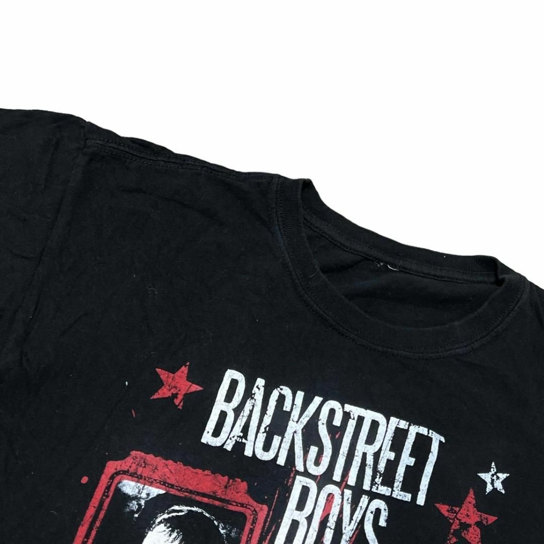 MUSIC TEE(ミュージックティー)のバックストリート・ボーイズ 半袖バンドTシャツ バンT ブラック be3 メンズのトップス(Tシャツ/カットソー(半袖/袖なし))の商品写真