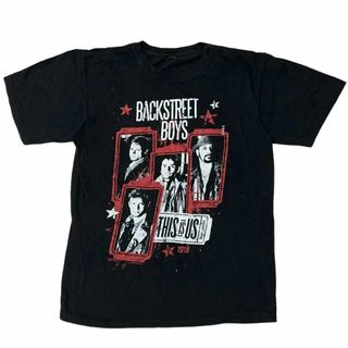 ミュージックティー(MUSIC TEE)のバックストリート・ボーイズ 半袖バンドTシャツ バンT ブラック be3(Tシャツ/カットソー(半袖/袖なし))