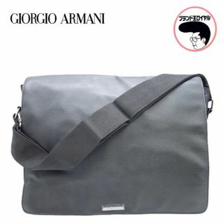 ジョルジオアルマーニ(Giorgio Armani)のGIORGIO ARMANI ジョルジオ・アルマーニ ショルダーバック メンズ ブラック(メッセンジャーバッグ)