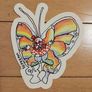 シュプリーム(Supreme)のSUPREME GONZ BUTTERFLY STICKER(その他)