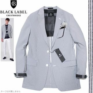 BLACK LABEL CRESTBRIDGE - 新品 M ブラックレーベル クレストブリッジ シアサッカー テーラードジャケット