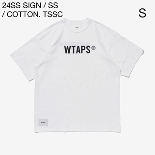 ダブルタップス(W)taps)のWTAPS 24SS SIGN SS COTTON TSSC WHITE S(Tシャツ/カットソー(半袖/袖なし))