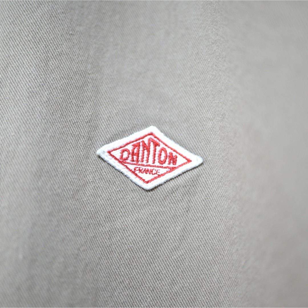 DANTON COTTON TWILL BAND COLLAR SHIRT 42 メンズのトップス(シャツ)の商品写真