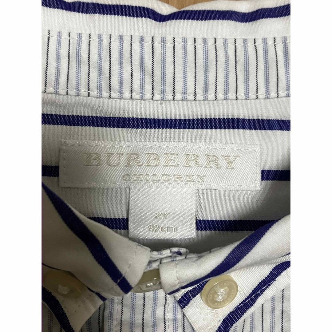 BURBERRY(バーバリー)のバーバリー　シャツ90 キッズ/ベビー/マタニティのキッズ服男の子用(90cm~)(ブラウス)の商品写真