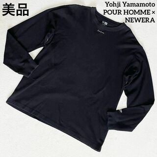 Yohji Yamamoto POUR HOMME - 【限定✨】☆ヨウジヤマモトプールオム×ニューエラ☆長袖Tシャツ☆XXLサイズ☆黒