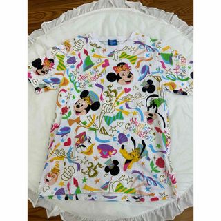 Disney - 東京ディズニーランド　大人M 35周年記念Tシャツ　総柄