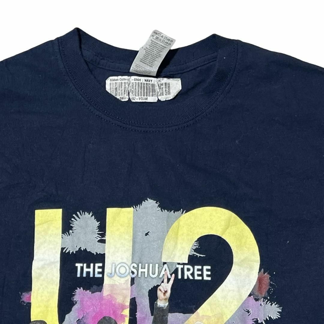 MUSIC TEE(ミュージックティー)のU2 バンド半袖Tシャツ ロックT バンT ネイビー be5 メンズのトップス(Tシャツ/カットソー(半袖/袖なし))の商品写真