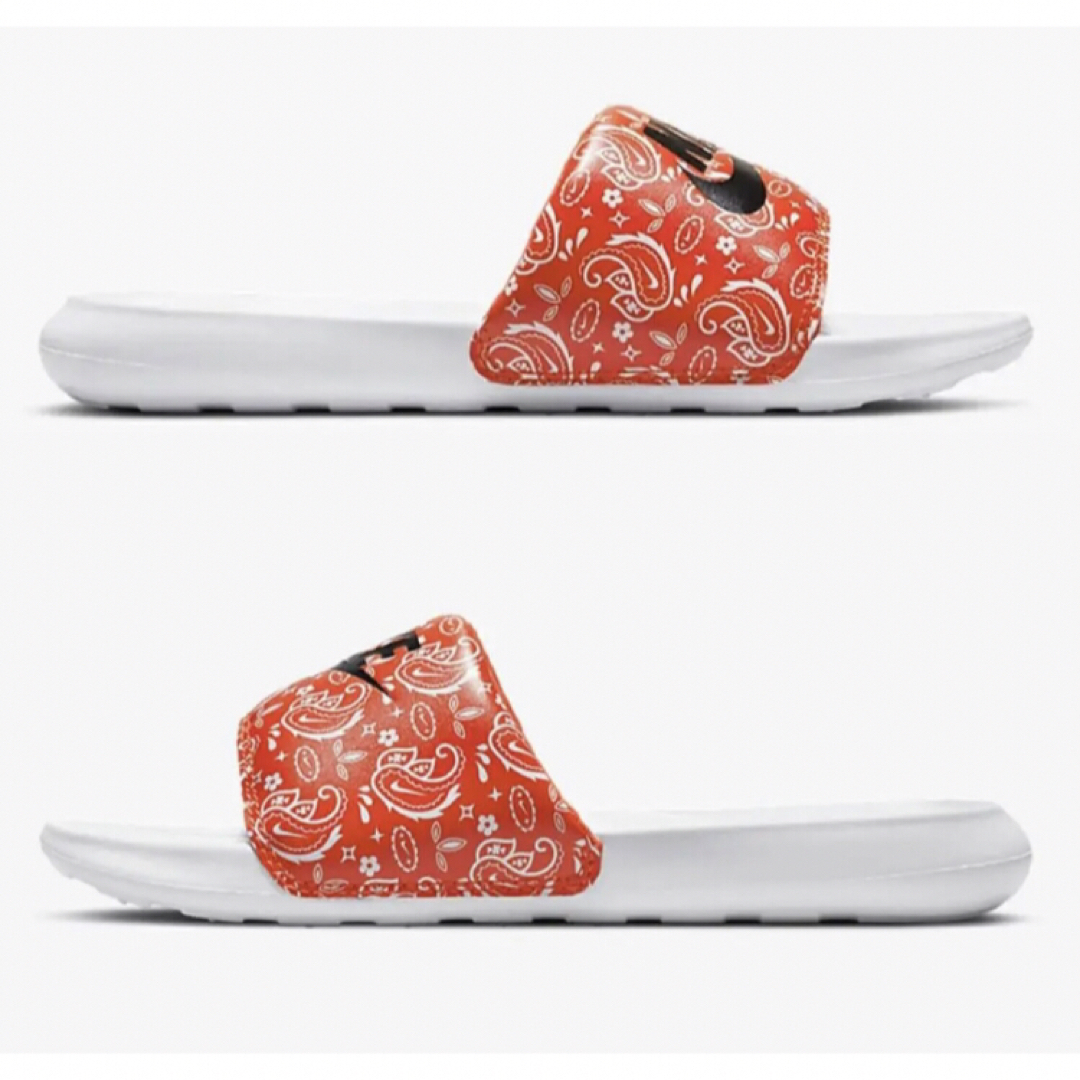NIKE(ナイキ)のNIKE ナイキ ヴィクトリーワンスライド 24センチ 新品　タグ付き　赤柄 レディースの靴/シューズ(サンダル)の商品写真