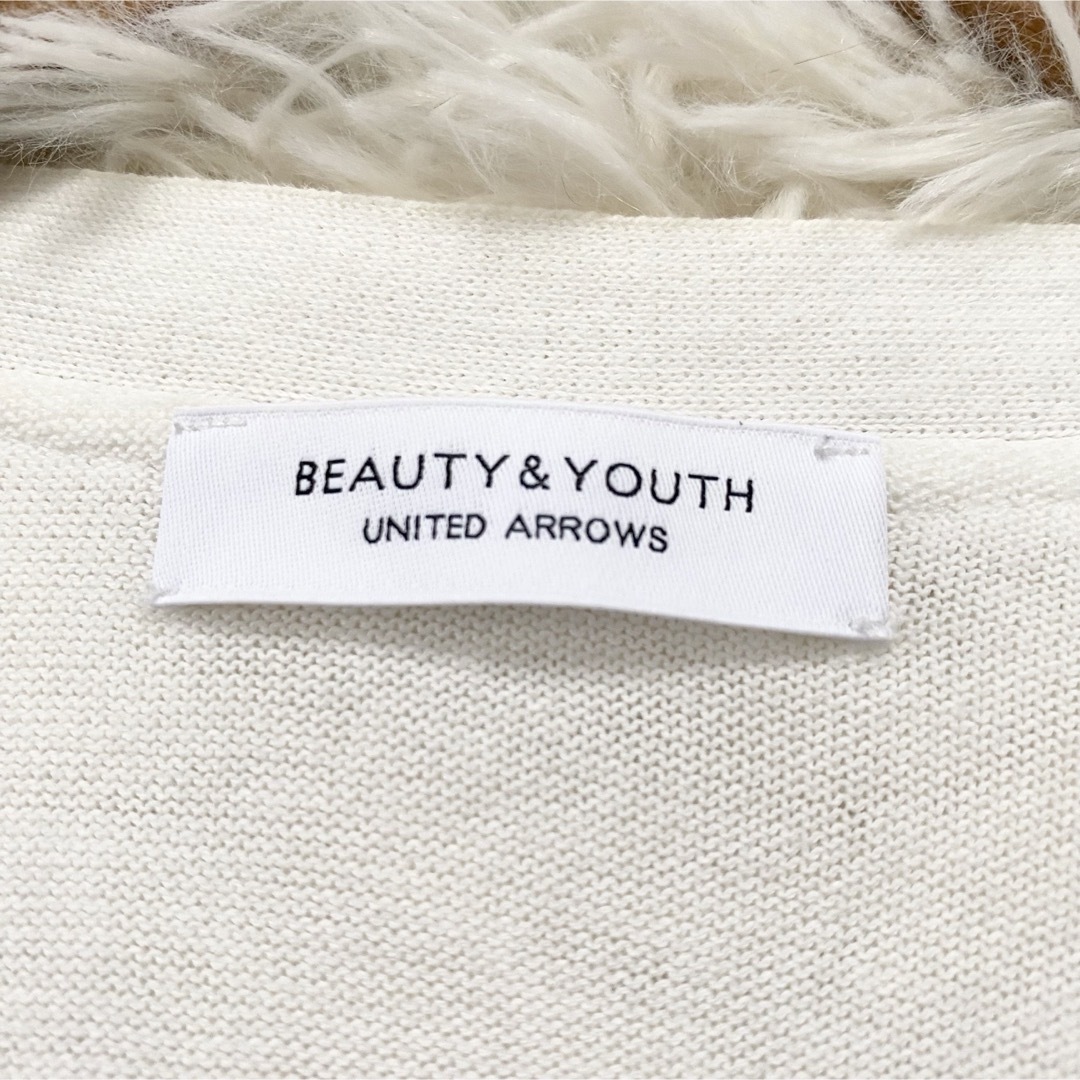 BEAUTY&YOUTH UNITED ARROWS(ビューティアンドユースユナイテッドアローズ)の【BEAUTY＆YOUTH】ペイズリー柄カーディガン 異素材 フリーサイズ レディースのトップス(カーディガン)の商品写真