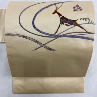 名古屋帯 美品 秀品 正絹 【中古】(帯)