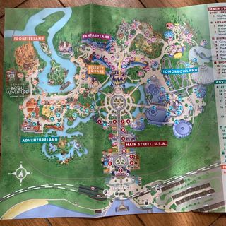 Disney - ディズニーワールドガイドマップ