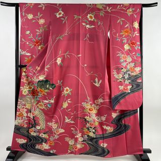 振袖 身丈163cm 裄丈64cm 正絹 逸品 【中古】(着物)