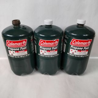 コールマン(Coleman)の【中古】コールマン USプロパンガス 3本セット(その他)