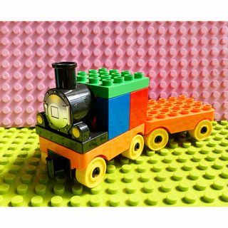 機関車　車 アンパンマンブロックラボ　レゴデュプロ LEGO 互換品(知育玩具)