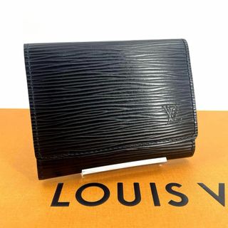 ルイヴィトン(LOUIS VUITTON)の真贋済【ヴィトン】極美品”エピ アンヴェロップ カルト ドゥ ヴィジット カード(名刺入れ/定期入れ)