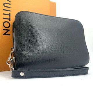 ルイヴィトン(LOUIS VUITTON)のc663真贋済【ヴィトン】極美品”タイガ バイカル クラッチバック セカンド 黒(セカンドバッグ/クラッチバッグ)