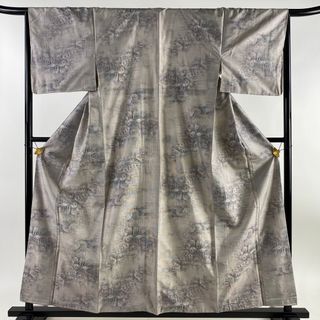 大島紬 身丈158.5cm 裄丈66.5cm 正絹 逸品 【中古】(着物)