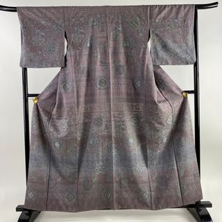 訪問着 身丈160cm 裄丈67cm 正絹 美品 逸品 【中古】(着物)