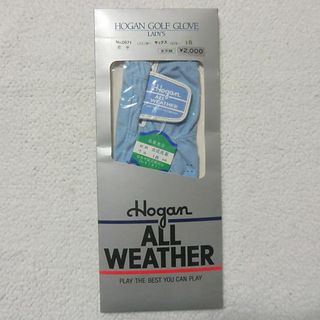 ホーガン(HOGAN)のHogan 右手用 ゴルフグローブ サックス 18サイズ レディース 訳あり(手袋)