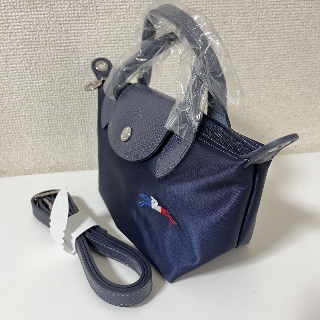 LONGCHAMP(ロンシャン)の【新品】LONGCHAMP プリアージュParis XS  ネイビー3WAY  レディースのバッグ(ショルダーバッグ)の商品写真