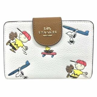 コーチ(COACH)の未使用 コーチ 財布 COACH ピーナッツ コラボ スヌーピー プリント(財布)