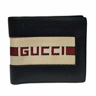 グッチ(Gucci)のグッチ 財布 二つ折り 408827 2つ折り GUCCI ロゴ レザー(長財布)