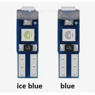 LED T5 3030SMD 3連 アイスブルー 1個 ブルー 1個(汎用パーツ)