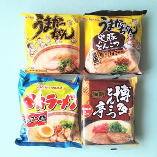 ハウスショクヒン(ハウス食品)のうまかっちゃん　インスタントラーメン　屋台ラーメン　とんこつラーメン(インスタント食品)