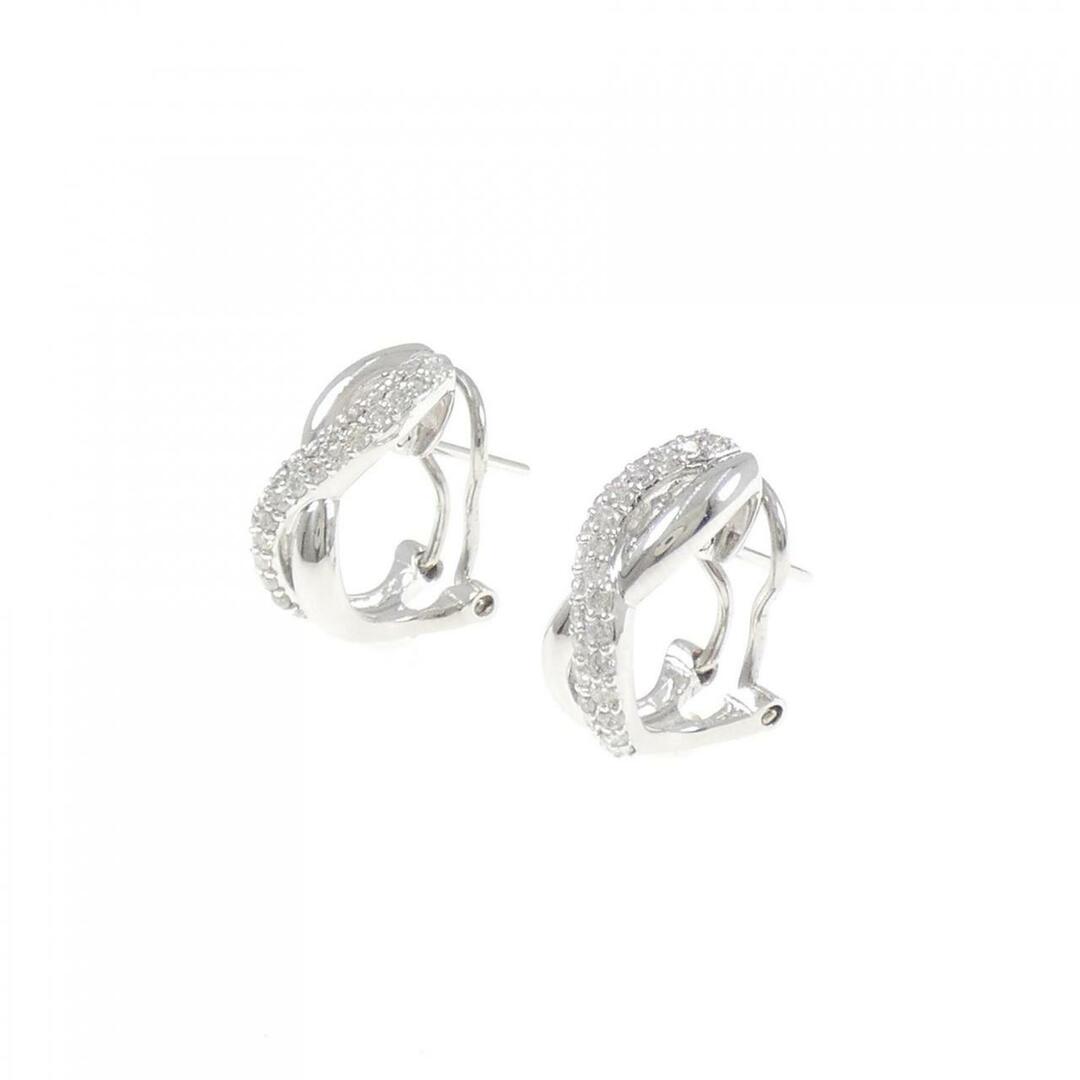 K18WG ダイヤモンド ピアス/イヤリング 0.50CT K18WG ダイヤモンド ピアス/イヤリング 0.50CT