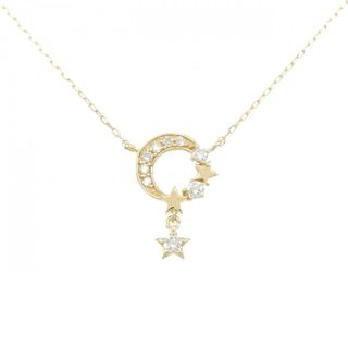 サマンサティアラ(Samantha Tiara)のサマンサティアラ ムーン×スター ダイヤモンド ネックレス 0.11CT(その他)