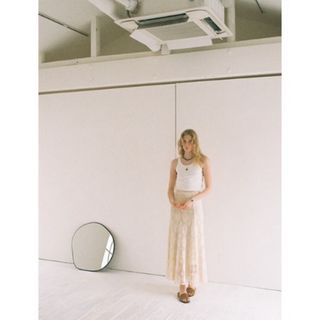 クラネ(CLANE)のclane CLASSIC LACE MERMAID SKIRT(ロングスカート)