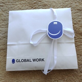 男性向けプチギフト　GLOBAL WORK　靴下　ソックス　ラッピング　紙袋付
